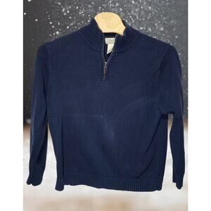 L.L. Bean 1/4 Zip Knit Sweater Long Sleeve Shirt XL-Reg